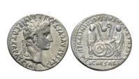 Augustus denarius fra 2.f.Kr. - 4 e.Kr.